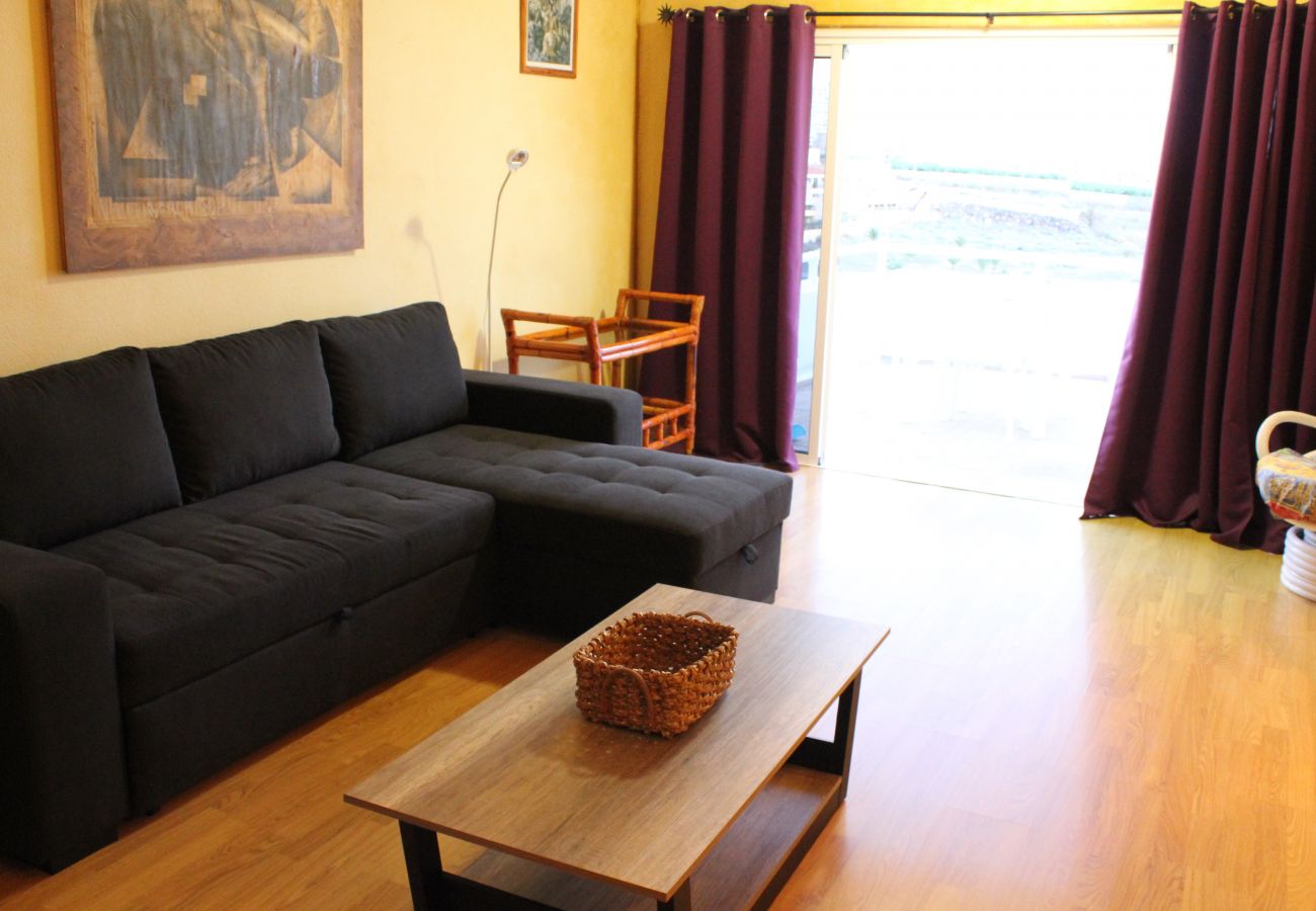 Apartamento en Callao Salvaje - Acogedor apto. terraza, BBQ y vistas al mar. WIFI